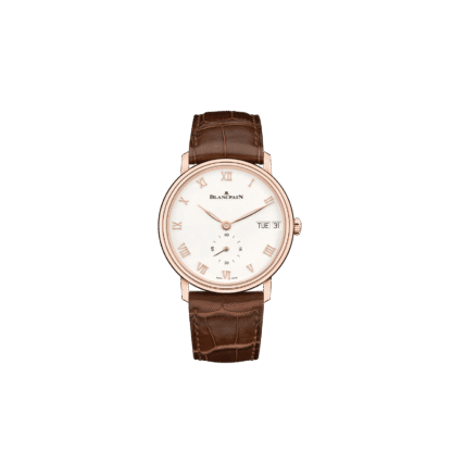 Blancpain Villeret Jour Date Watch 40mm, 18K Red Gold, Date Window