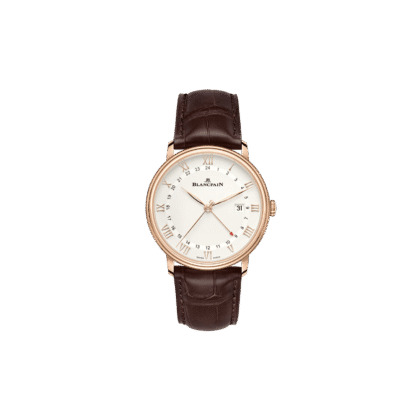 Blancpain Villeret GMT Date 40.5mm,18K Rose Gold