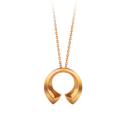 Montecristo Horseshoe Pendant- 18K Yellow Gold