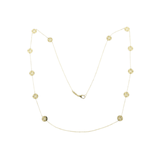 Roberto Coin Pois Moi Yellow Gold & Diamond Necklace