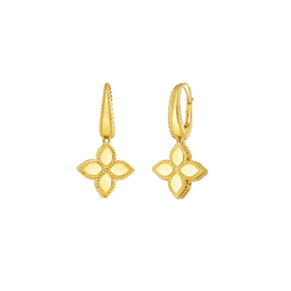 Roberto Coin Princess Flower Medium Flower Drop Earrings 7771972AYER0
