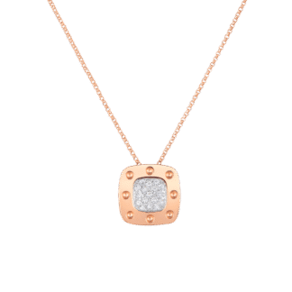 Roberto Coin Pois Moi Rose Gold & Diamond Pendant Necklace