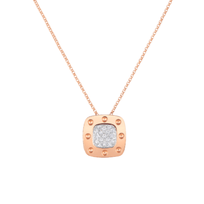 Roberto Coin Pois Moi Rose Gold & Diamond Pendant Necklace