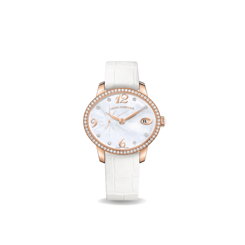 Girard-Perregaux Cat's Eye Small Second Watch 35.4x30.4mm, Diamonds