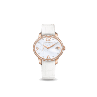Girard-Perregaux Cat's Eye Small Second Watch 35.4x30.4mm, Diamonds