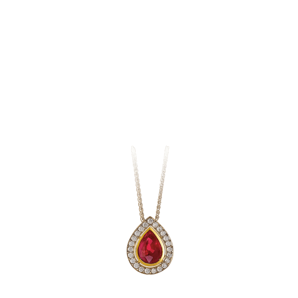 Montecristo Cleopatra Ruby & Diamond Pendant