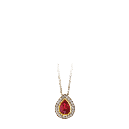 Montecristo Cleopatra Ruby & Diamond Pendant