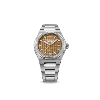 Girard-Perregaux Laureato Watch 38mm Copper with Diamond-Set Bezel