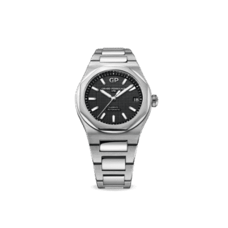 Laureato Watch 42mm Stainless Steel with Black Dial