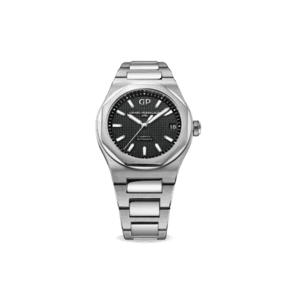 Laureato Watch 42mm Stainless Steel with Black Dial
