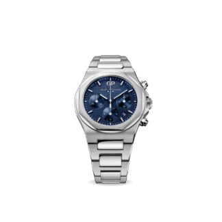 Girard-Perregaux Laureato Chronograph Watch 42mm, Steel with Blue Dial