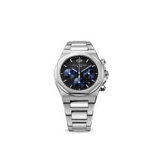 Girard-Perregaux Laureato Chronograph 42mm Watch 904L Steel with Black Dial