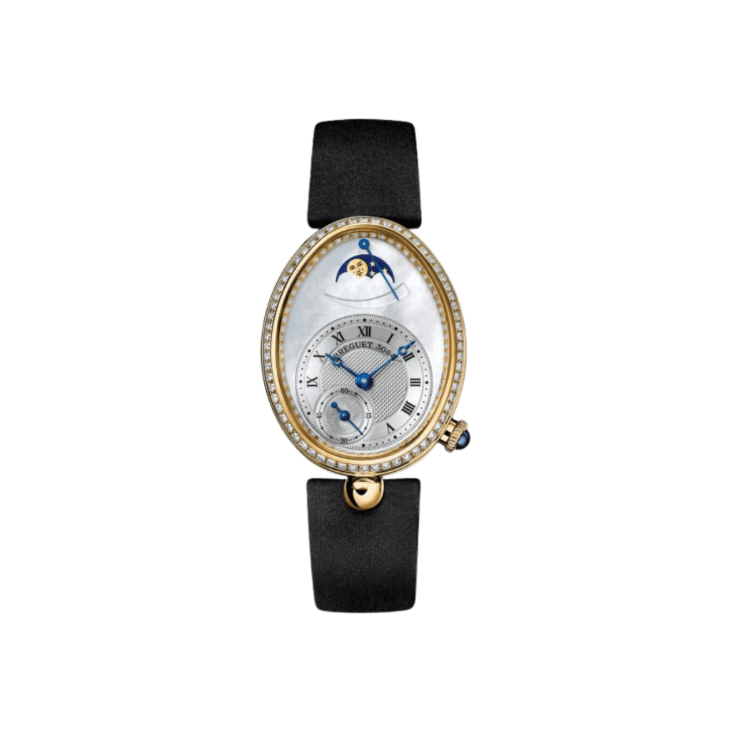 Breguet Reine de Naples Ladies Watch 36.5x 28.45mm, Moon Phase
