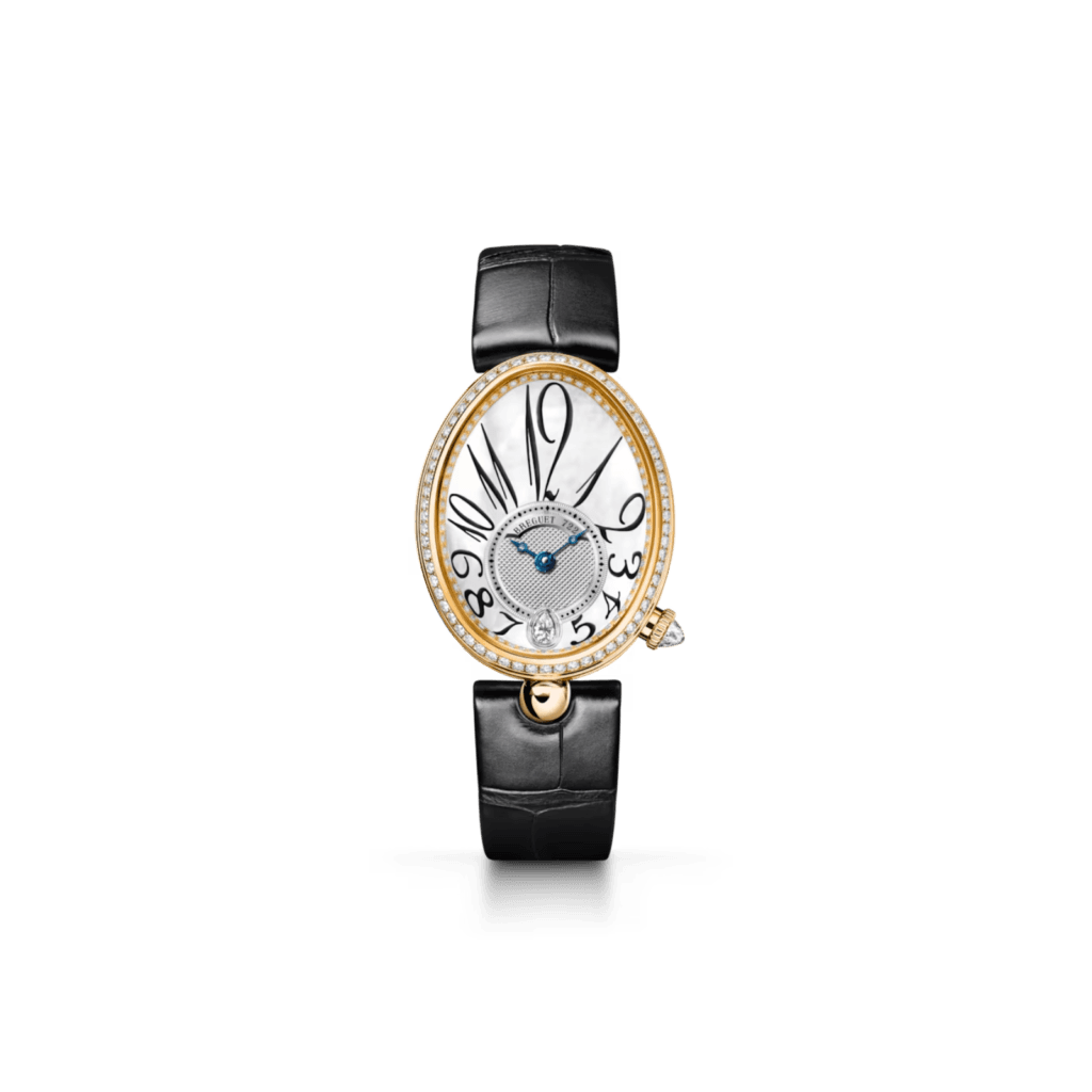 Reine De Naples Diamond, 36.5 x 28.45mm, 18k Yellow Gold