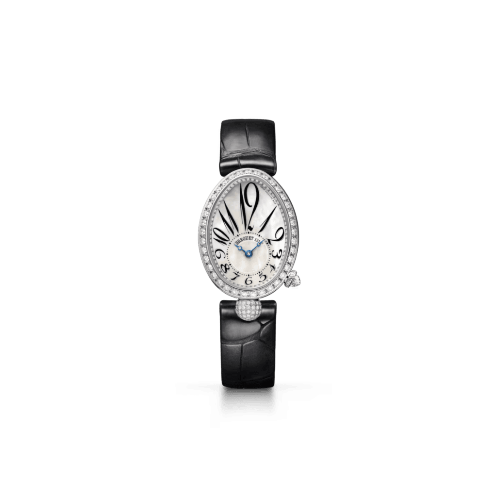 Breguet Reine de Naples 8928 33x24.95mm, 18K White Gold