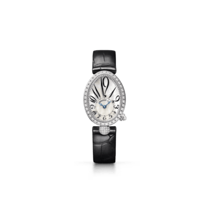 Breguet Reine de Naples 8928 33x24.95mm, 18K White Gold
