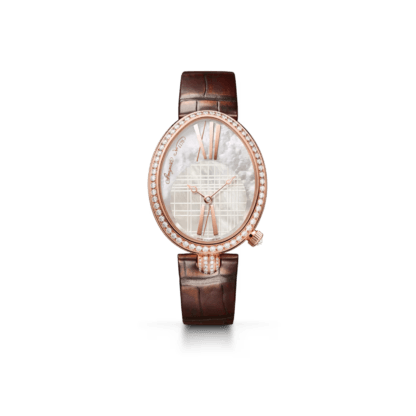 Breguet Reine de Naples Diamond Watch 43x 34.95mm, 18k Rose Gold