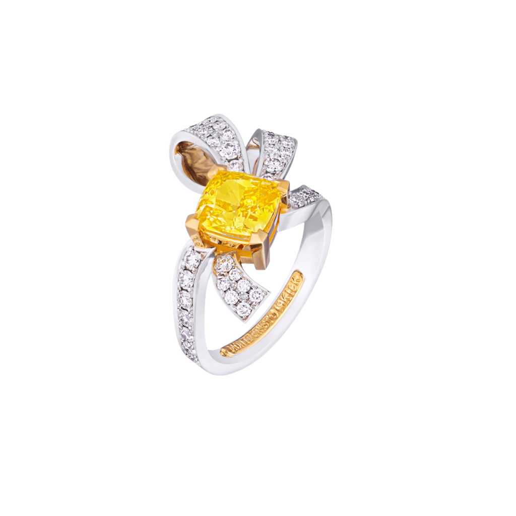 Montecristo Papillon Yellow Diamond Ring