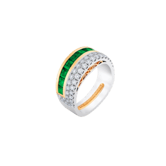 Montecristo Cleopatra Emerald & Diamond Ring