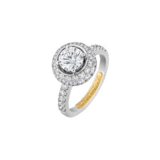 Montecristo Disco Ball Diamond Ring - 19K White Gold