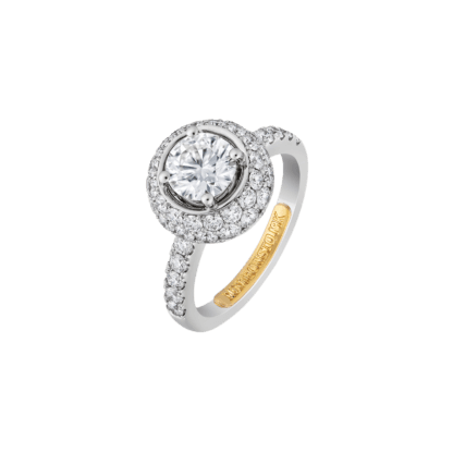 Montecristo Disco Ball Diamond Ring - 19K White Gold