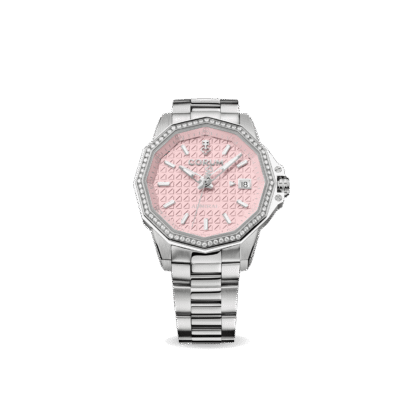 Corum Admiral 38 Diamonds Pink Dauphine Dial Watch "Limited Edition"