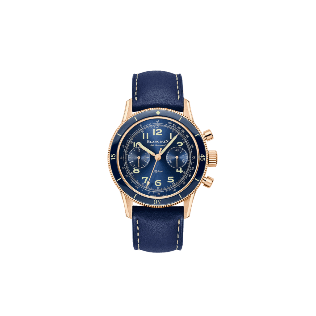 Blancpain Air Command Fly-Back Chronograph Watch 42.5 mm, Blue Dial