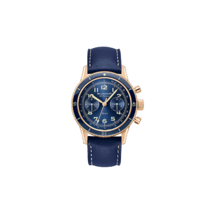 Blancpain Air Command Fly-Back Chronograph Watch 42.5 mm, Blue Dial