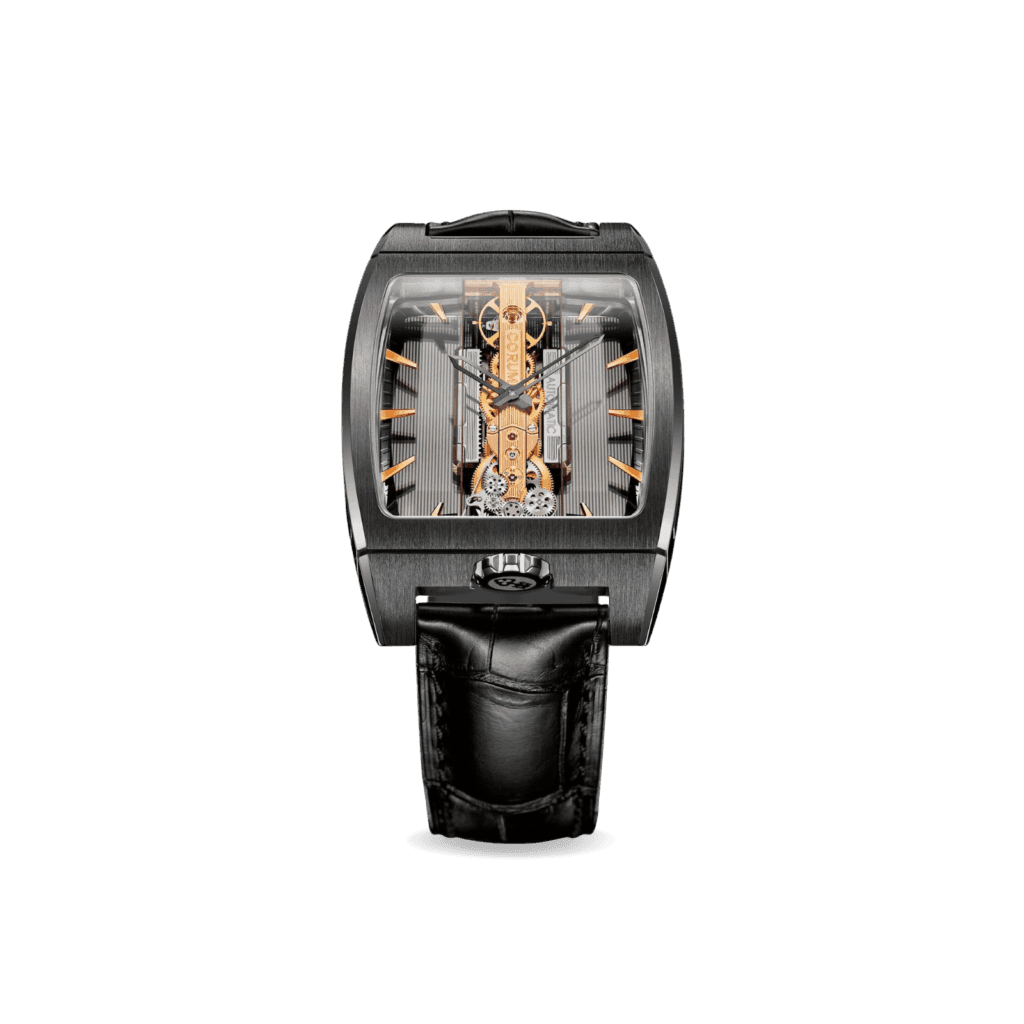 Corum Golden Bridge 37.2x51.8mm, Black Titanium Watch