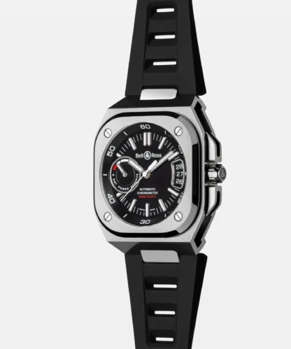 side view - BR-X5 Black Steel 41mm Watch