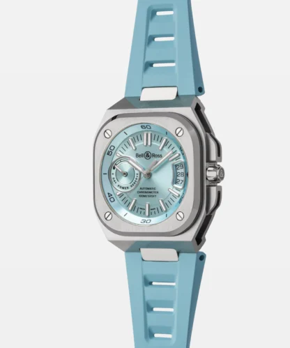 side view - BR-X5 Ice Blue Steel 41mm Watch