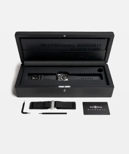 Box - BR 03 Black Steel 41mm Watch