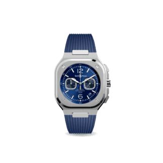 Bell & Ross Chrono 42mm,Blue, Stainless Steel