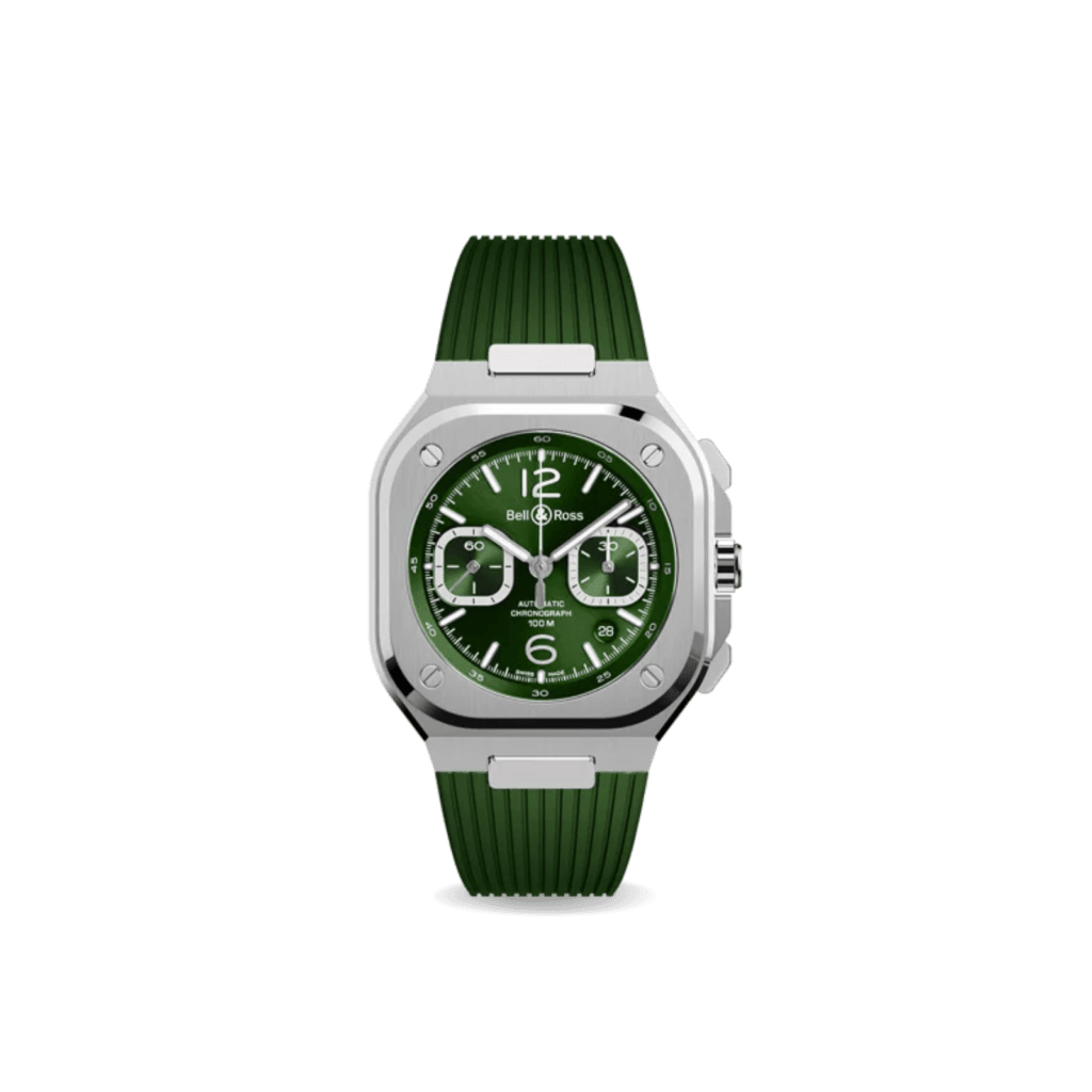 Bell & Ross BR 05 Chrono Green Steel 42mm Watch