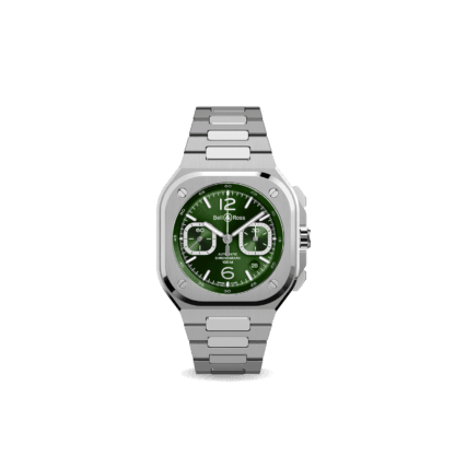 BR 05 Chrono Green Steel 42mm Watch