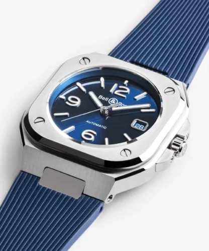 closer look - BR 05 Blue Steel Men's Watch 40mm