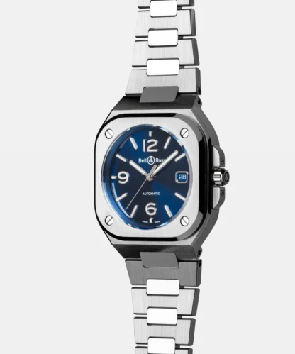 side view - BR 05 Blue Steel 40mm Watch