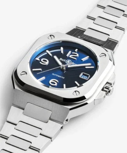 closer look - BR 05 Blue Steel 40mm Watch