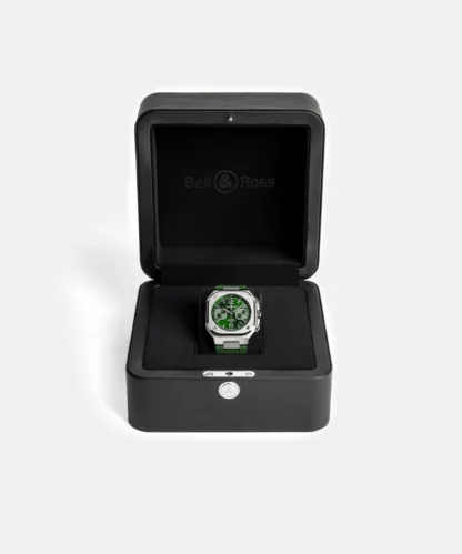 box - BR 05 Chrono Green Steel and Green Strap 42mm Watch