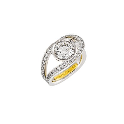Montecristo Handcrafted Ricciolina Diamond Ring