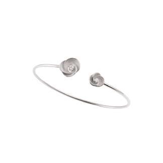 Desert Rose Bracelet in 18k White Ice Gold