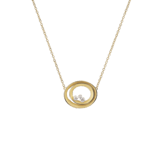 Collier Dune Solar Necklace in 18k Yellow Gold