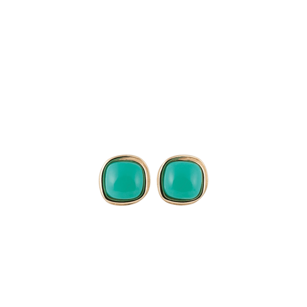 Santorini Earrings in 18k Orange Apricot Gold