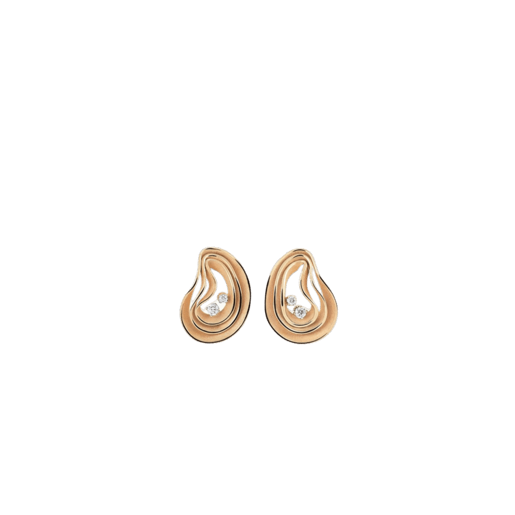Dune Atolli Earrings in 18k Orange Gold