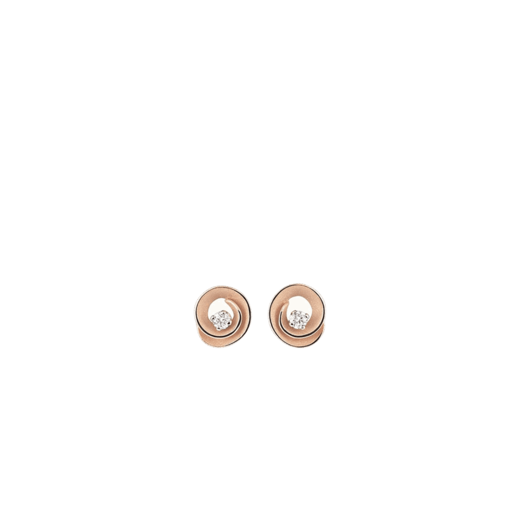 Dune Assolo Earrings in 18K Pink Champagne Gold