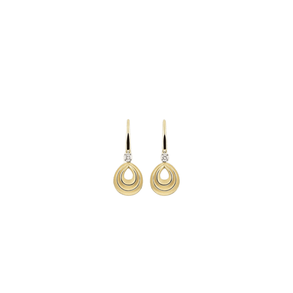 Velaa Star Earrings in 18k Yellow Gold
