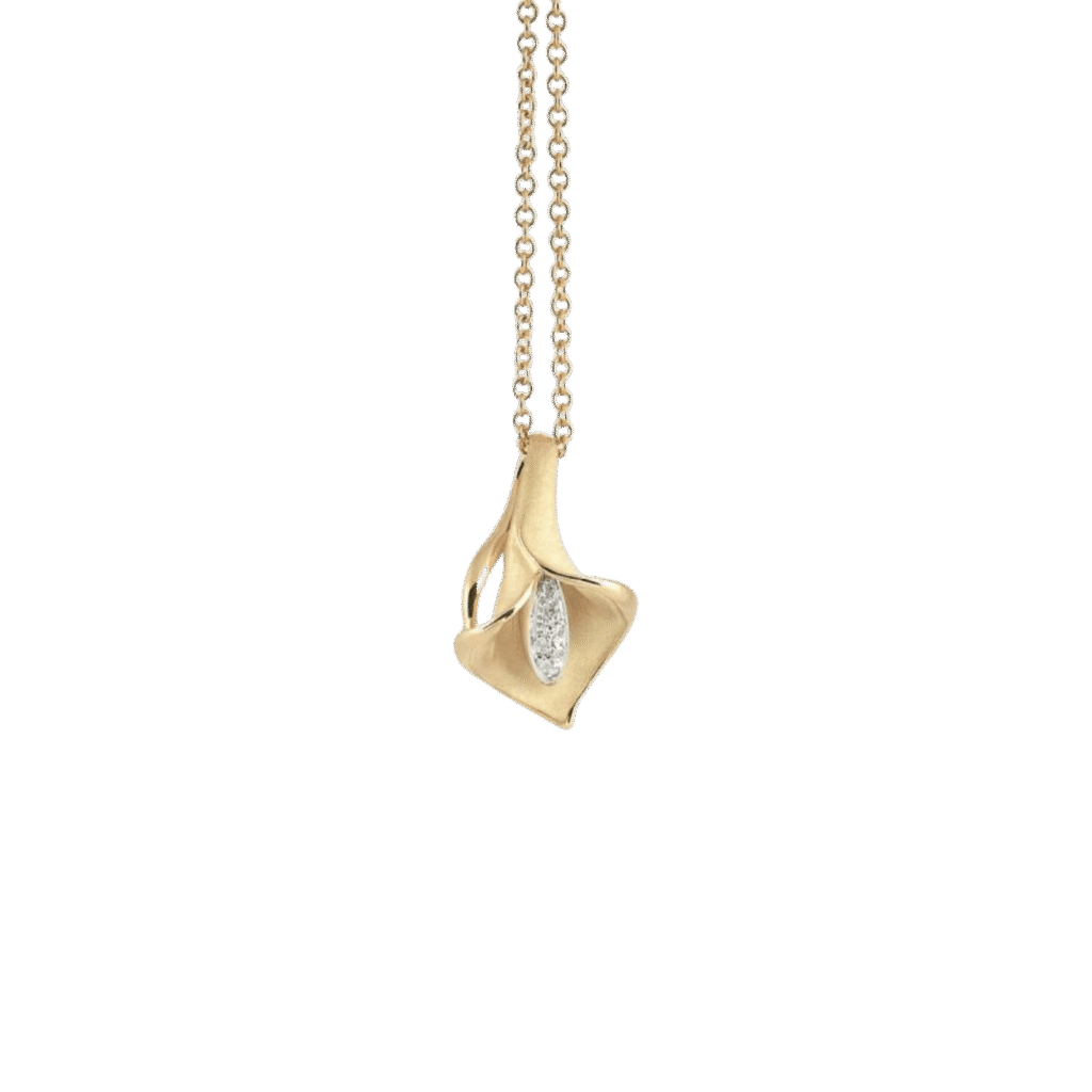 Calla 18k Yellow Gold Pendant