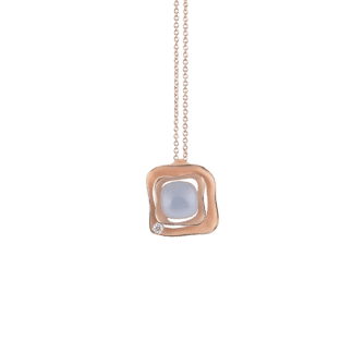 Annamaria Cammilli Dune Cubic Pendant in 18k Pink Gold
