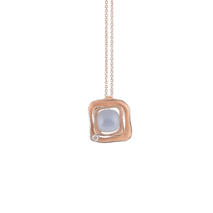 Annamaria Cammilli Dune Cubic Pendant in 18k Pink Gold