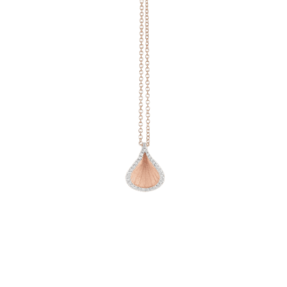 Annamaria Cammilli Goccia Pendant in 18k Pink Gold & Diamonds